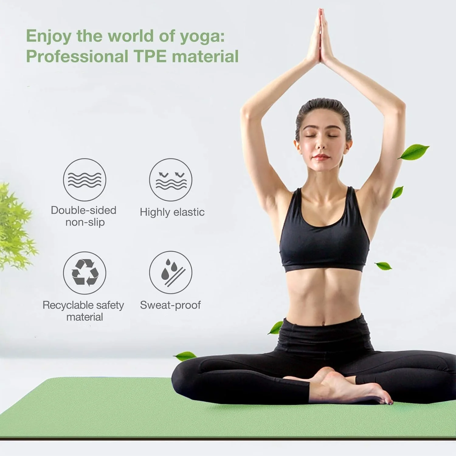 Home Gym Furniture - TPE yoga matı çevre dostudur, kokusuz,