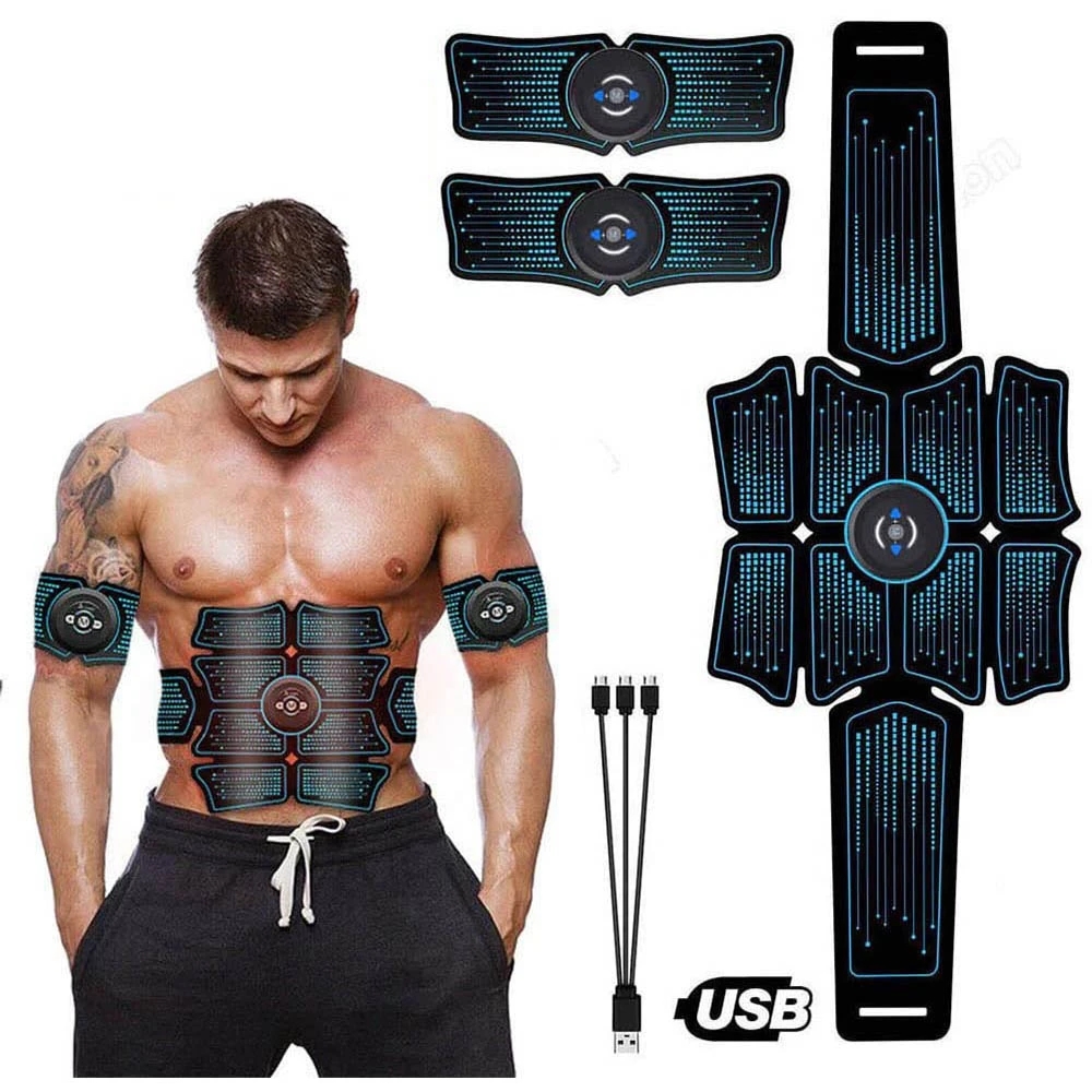 Home Gym Essentials - EMS Karın Kas Stimülatörü Elektrikli Masaj