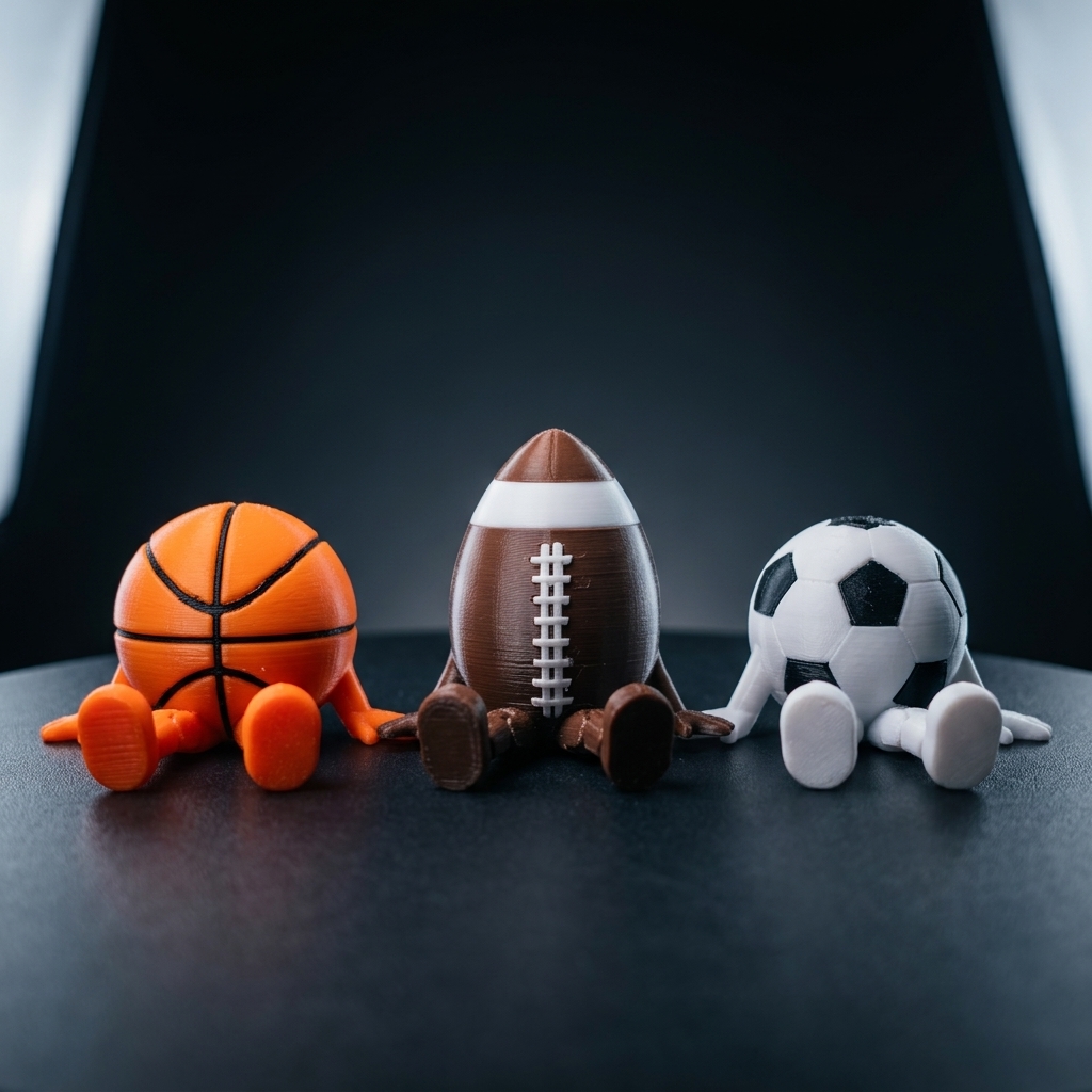Home Gym Leg Day - Rugby/Futbol/Basketbol Modeli | Ayaklı Koleksiyonluk Heykelcik,