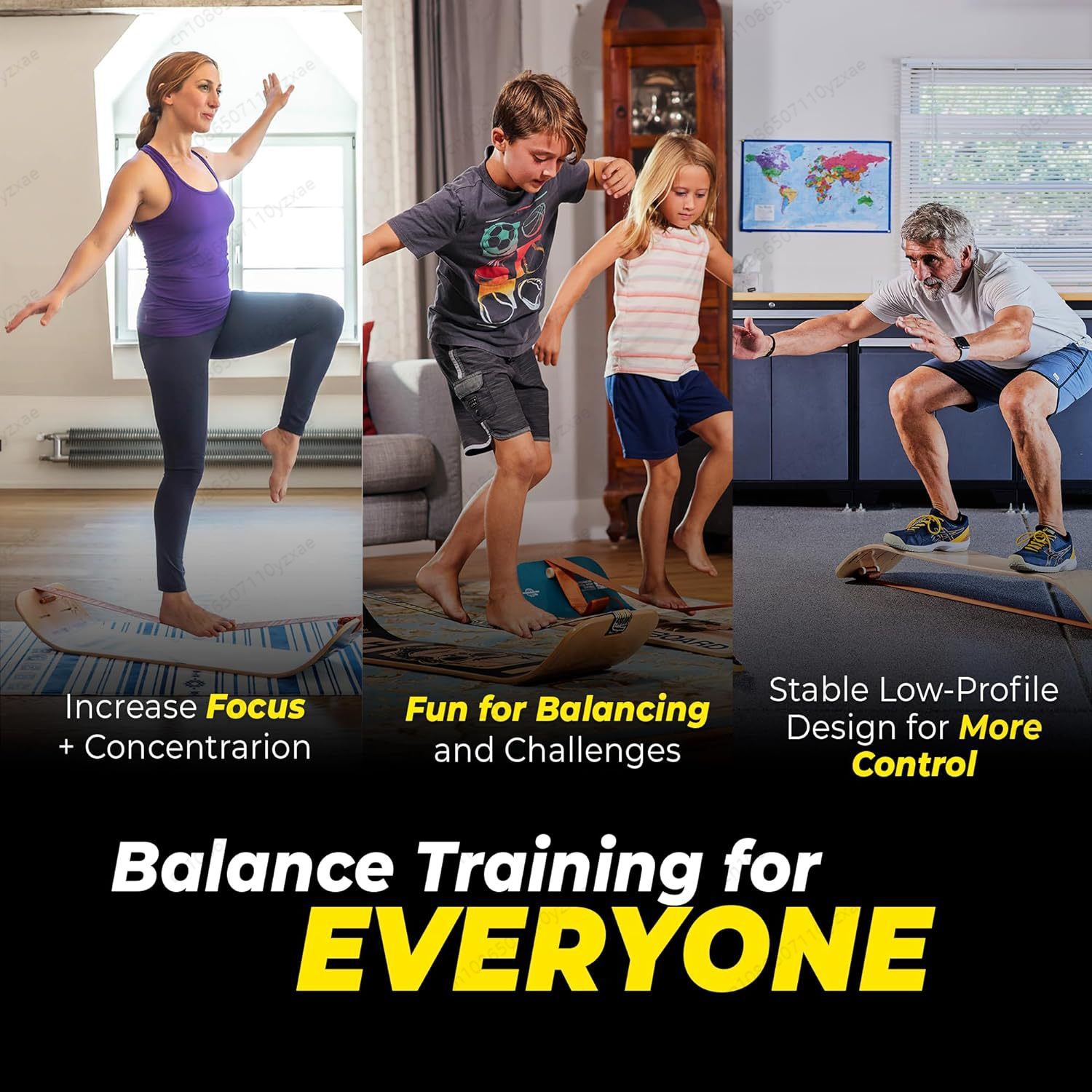 Slackline Denge Eğitim Tahtası - Wobble Board Balance incelemesi ve fiyatı