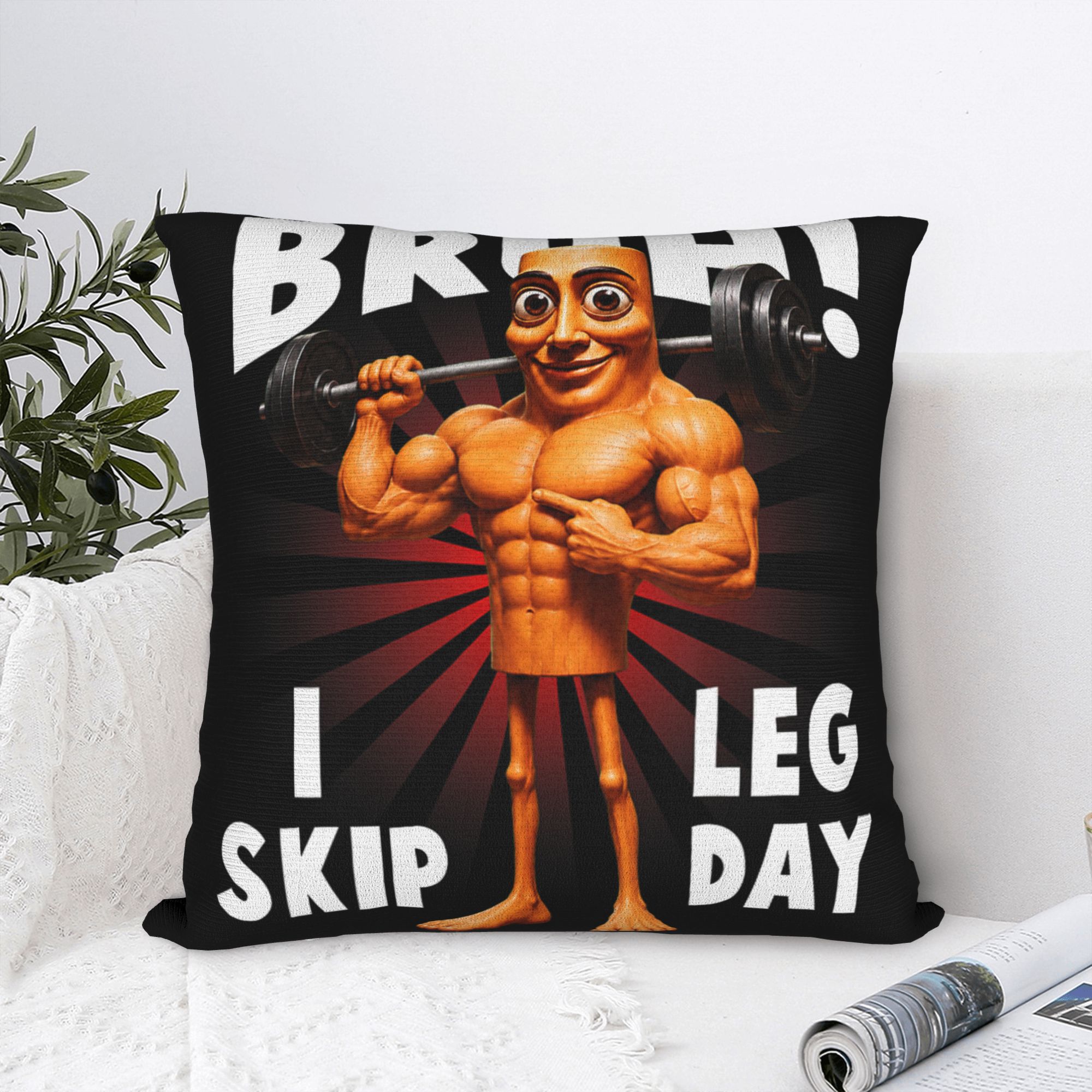 Bruh I Skip Leg Day Tung Tung  - Home Gym Leg Day incelemesi ve fiyatı