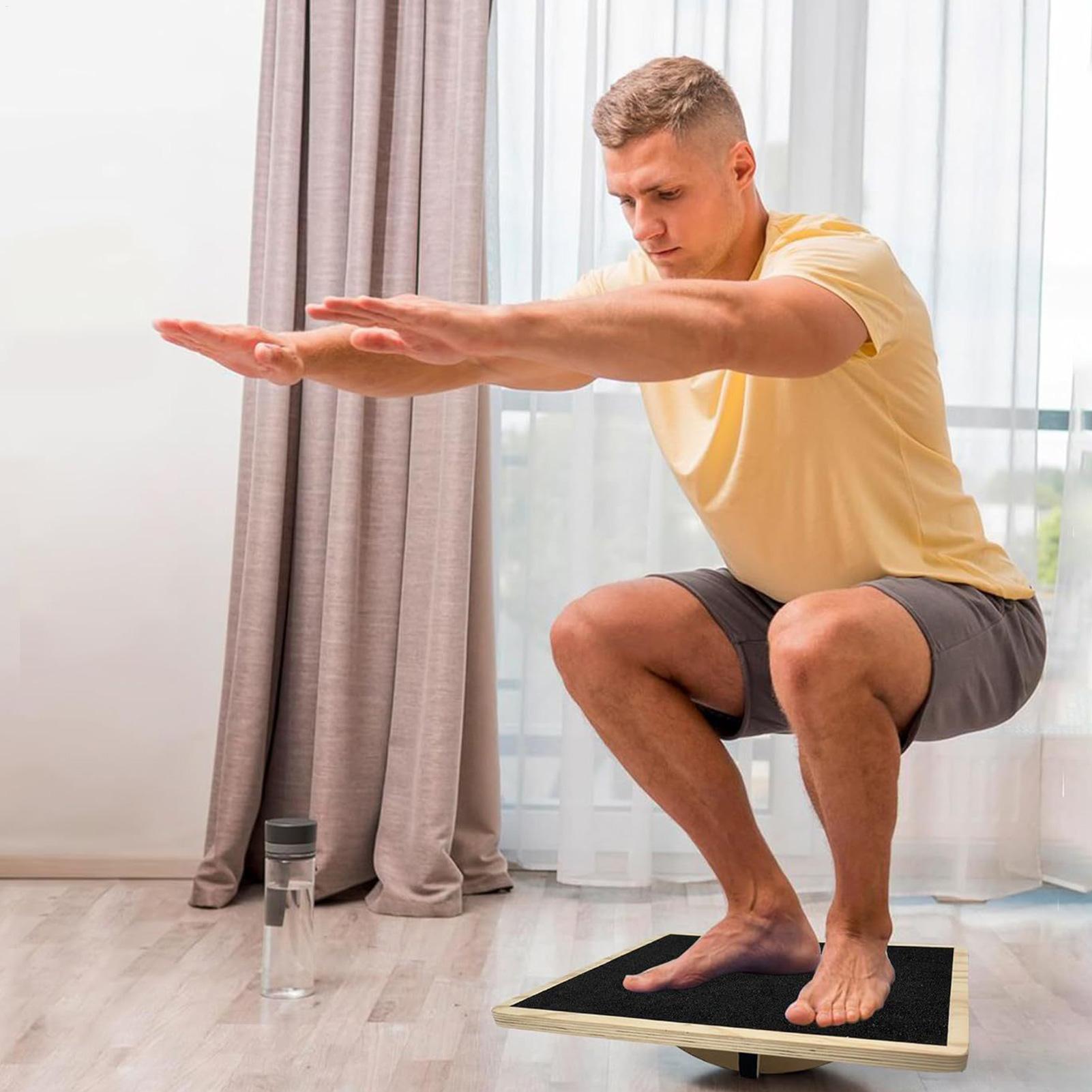 Ahşap denge tahtası, kaymaz ta - Wobble Board Balance incelemesi ve fiyatı