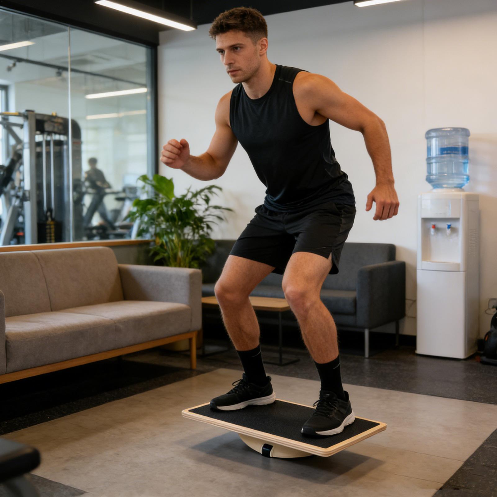 Ahşap denge tahtası, kaymaz ta - Wobble Board Balance incelemesi ve fiyatı